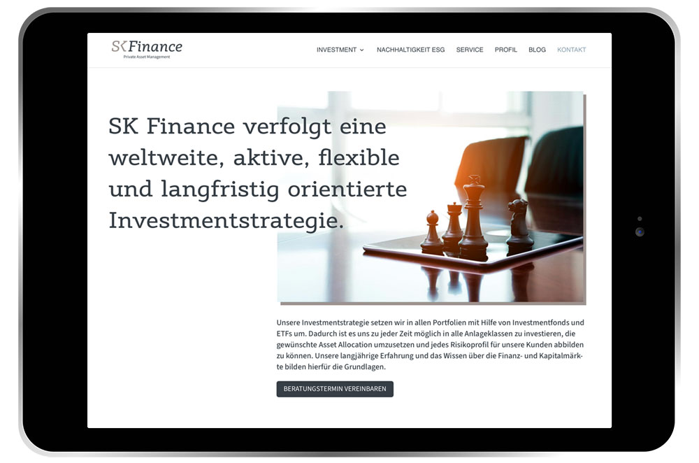 SK Finance Webseite Screenshot